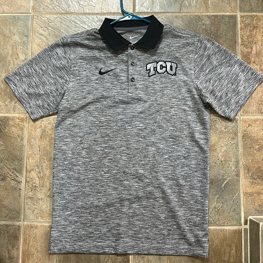 Nike TCU polo shirt size small
